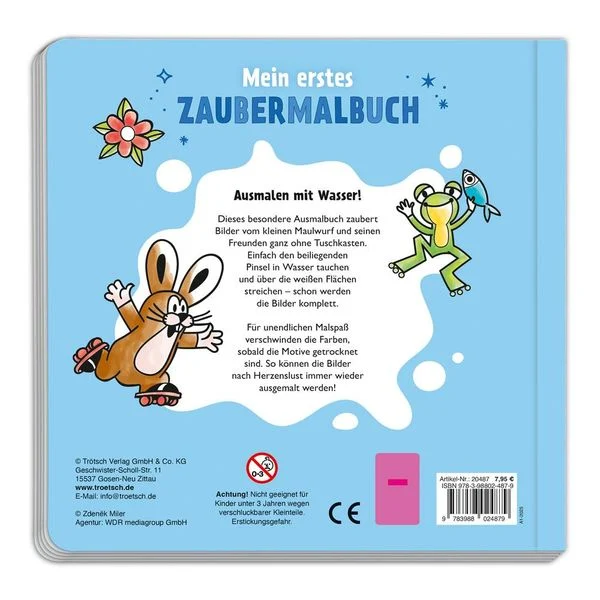 Der kleine Maulwurf - Mein 1. Zaubermalbuch