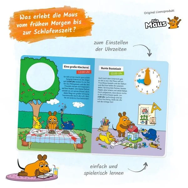 Die Maus - Uhrenbuch