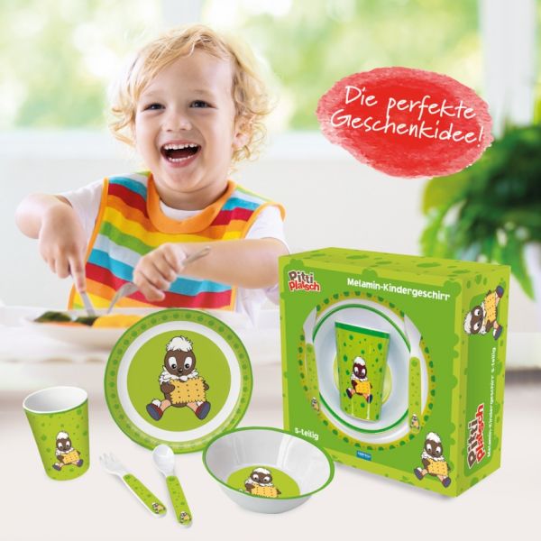 Pittiplatsch - Kindergeschirr-Set (5-teilig)