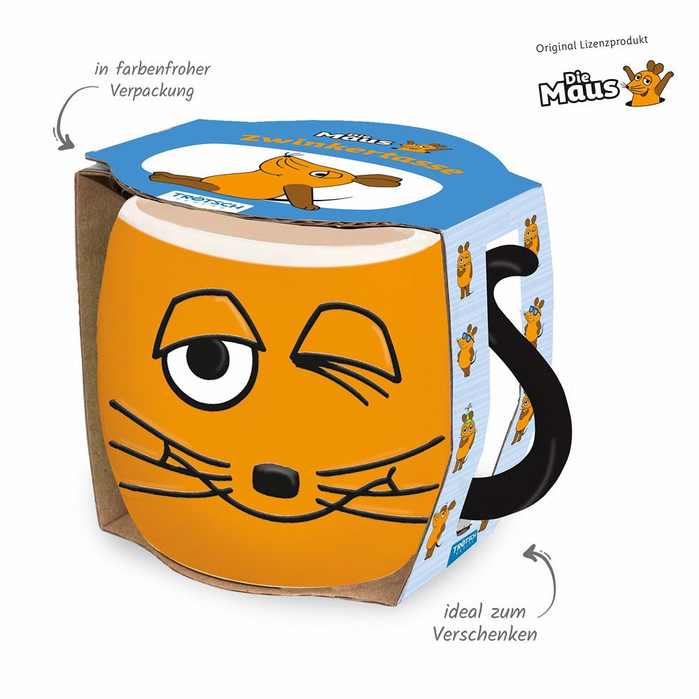 Die Maus - 3D Zwinkertasse