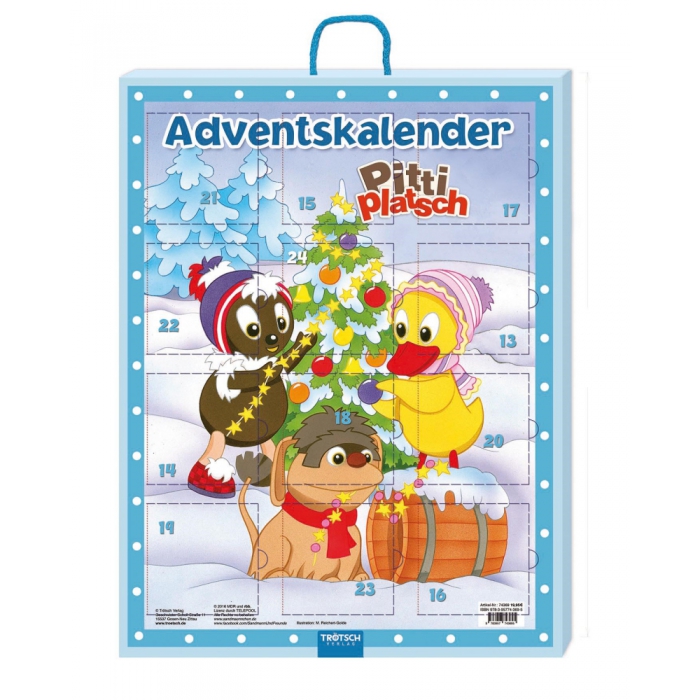 Pittiplatsch - Adventskalender mit 24 Mini-Büchern (Buch)