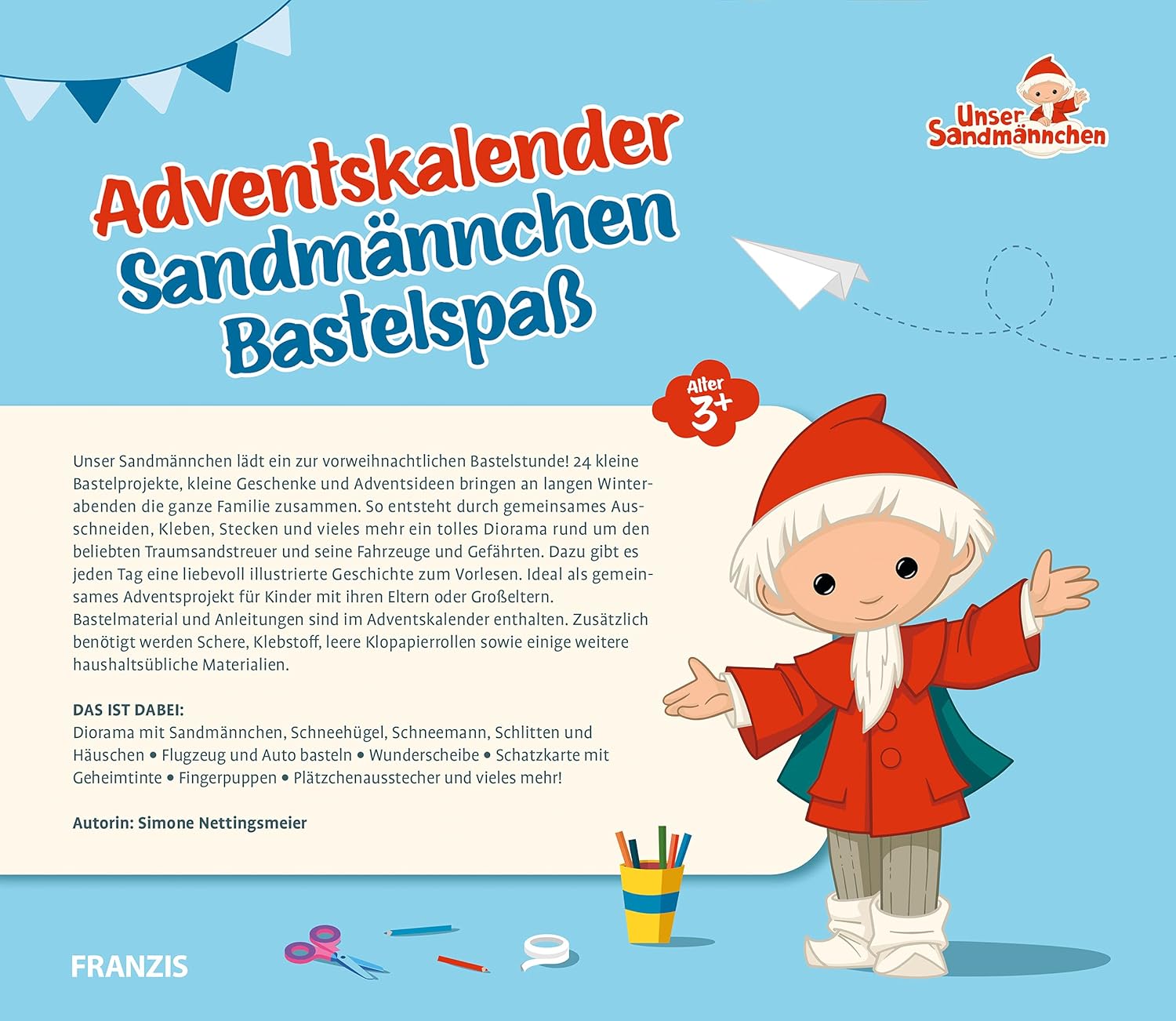 Unser Sandmännchen - Adventskalender - Bastelspaß