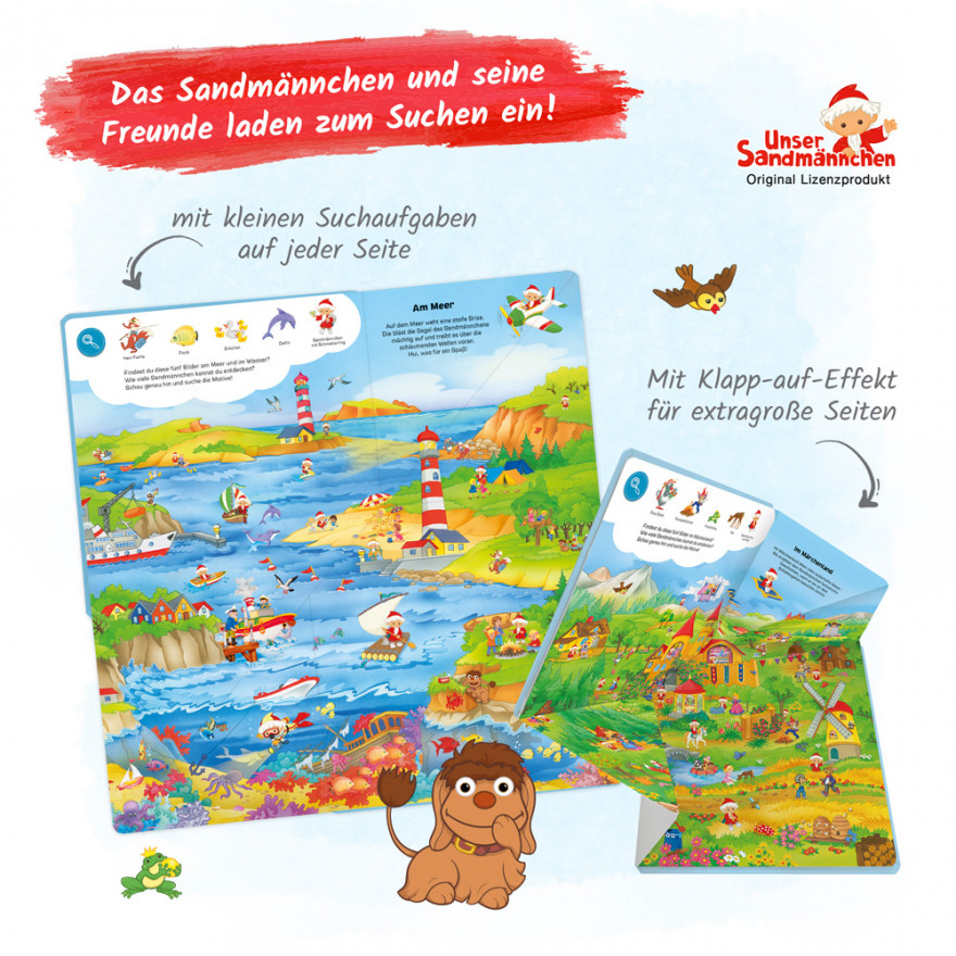 Unser Sandmännchen - Klapp-auf-Wimmelbuch