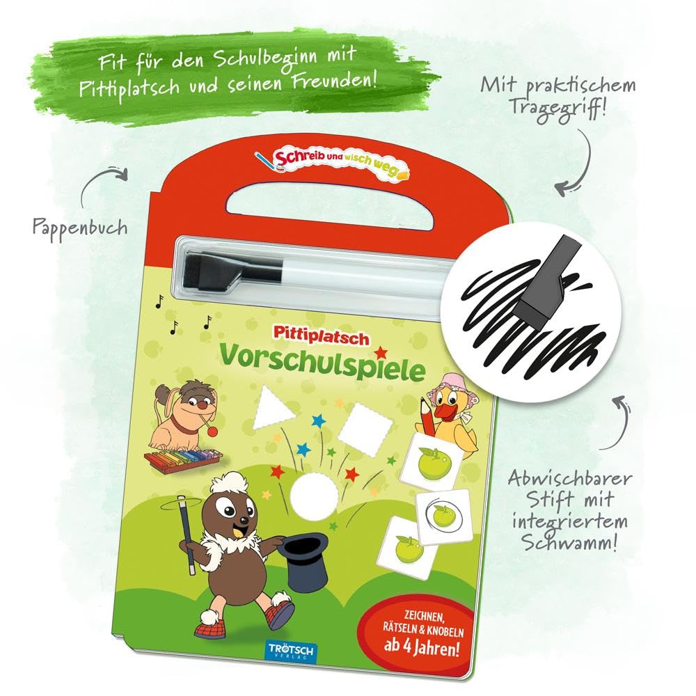 Pittiplatsch - Vorschulspiele mit Stift