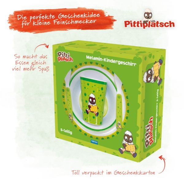 Pittiplatsch - Kindergeschirr-Set (5-teilig)