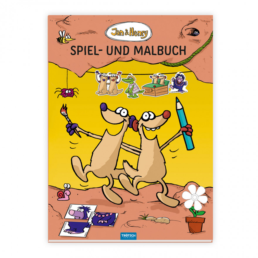 Jan & Henry - Spiel- & Malbuch