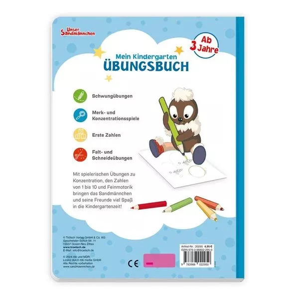 Unser Sandmännchen - Kindergarten - Übungsbuch