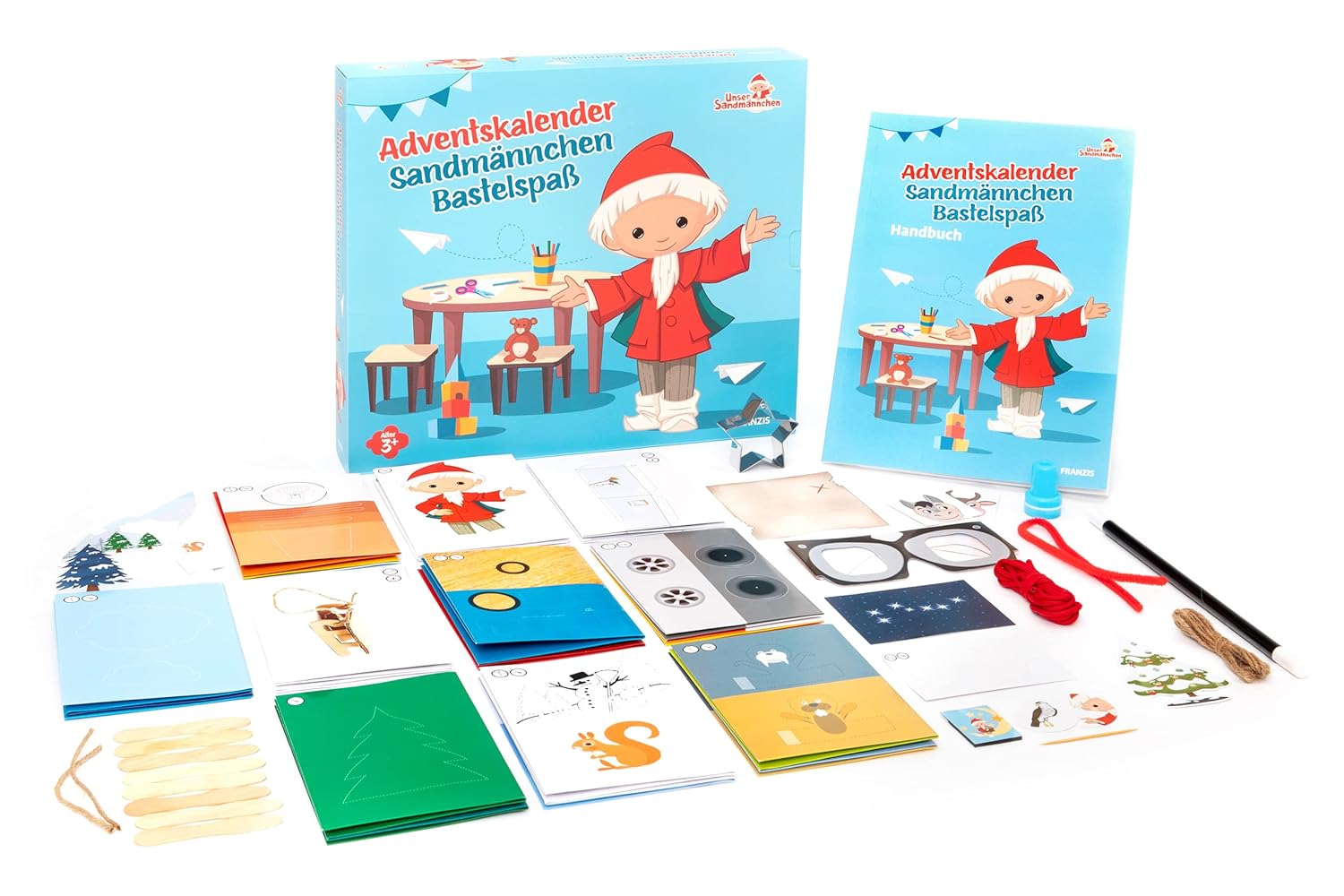 Unser Sandmännchen - Adventskalender - Bastelspaß