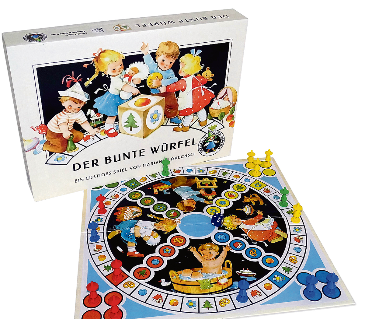 Der bunte Würfel - Brettspiel von SPIKA