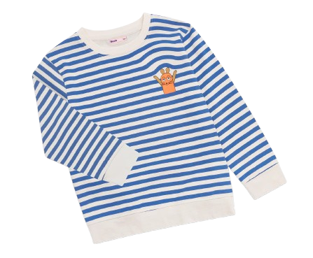 Die Sendung mit der Maus - Longsleeve - Stripes Gr.: 116