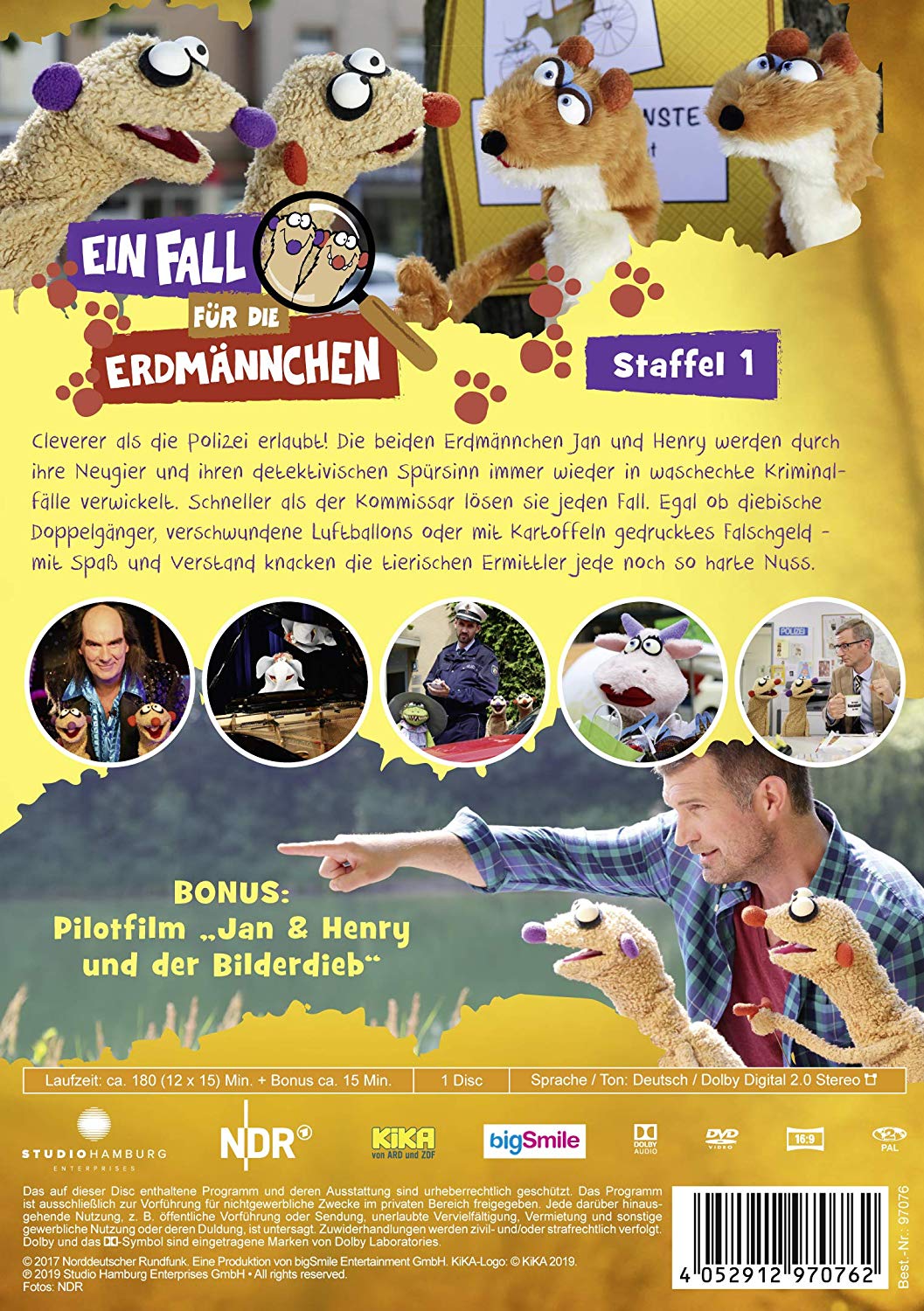 Ein Fall für die Erdmännchen - Mit Jan und Henry - Staffel 1 (DVD)