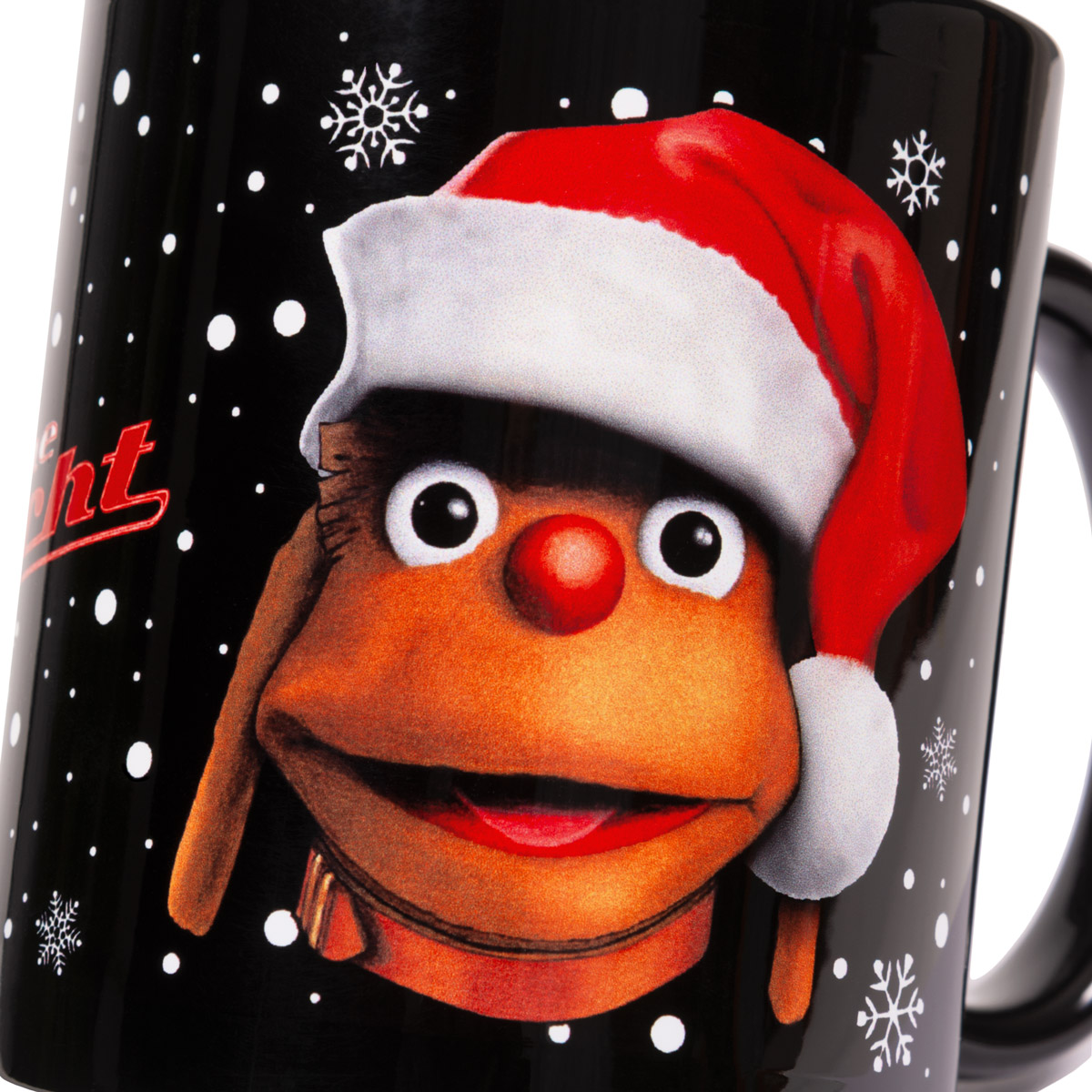 Moppi Weihnachtstasse schwarz