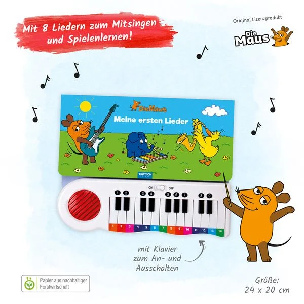 Die Maus - Klavierbuch - Meine ersten Lieder