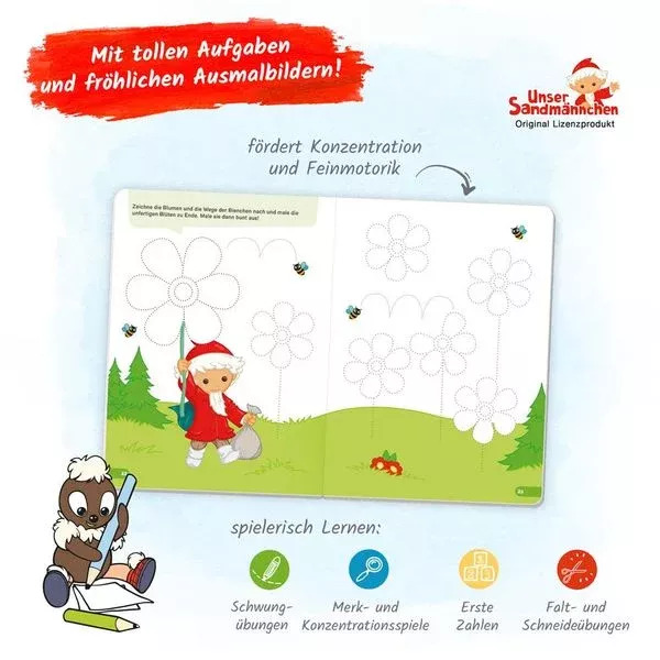 Unser Sandmännchen - Kindergarten - Übungsbuch