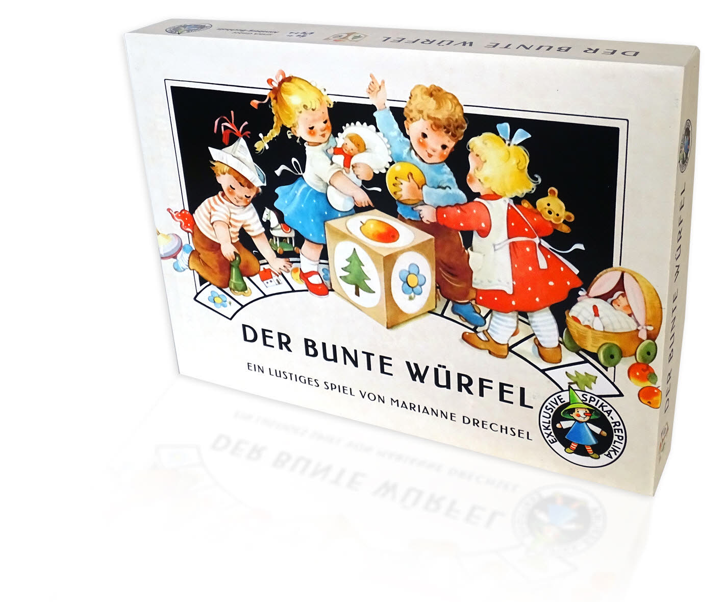 Der bunte Würfel Brettspiel von SPIKA Vorderansicht