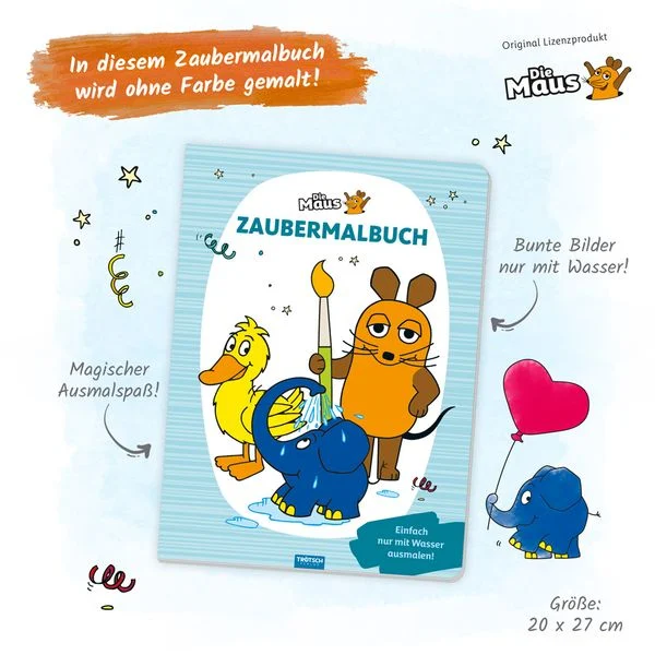 Die Maus - Zaubermalbuch