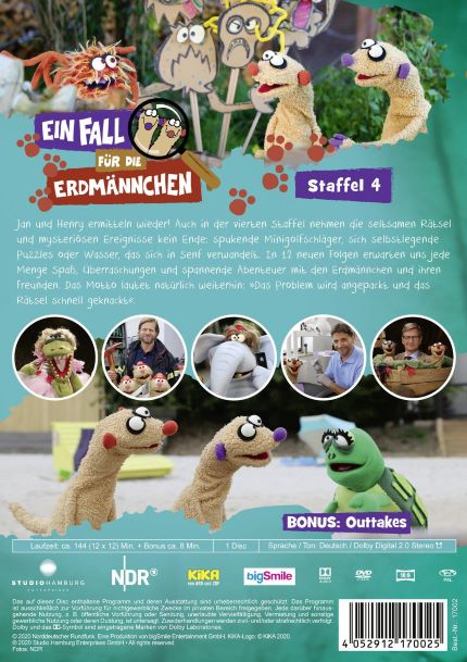 Ein Fall für die Erdmännchen - Staffel 4 (DVD)